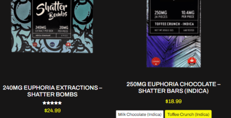 shatter bars euphoria extractions