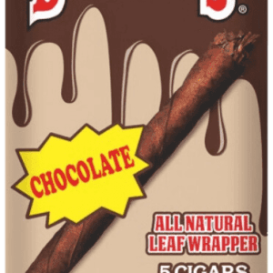 Chocolate backwoods cigars. 5 per pack.