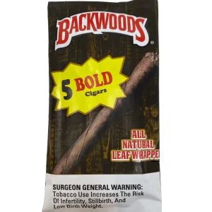 Bold-flavored Backwood cigars with a transparent background
