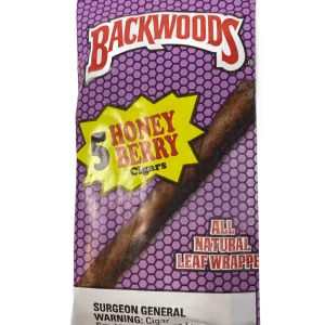 Honey Berry-flavored Backwood cigars with a transparent background