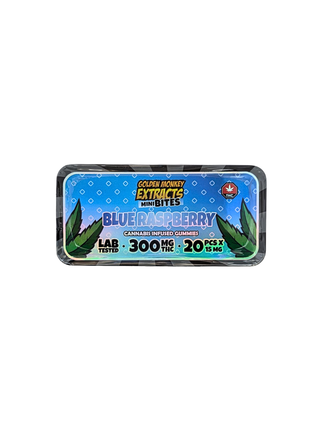 blue rasp GOLDEN MONKEY EXTRACTS MINI BITES