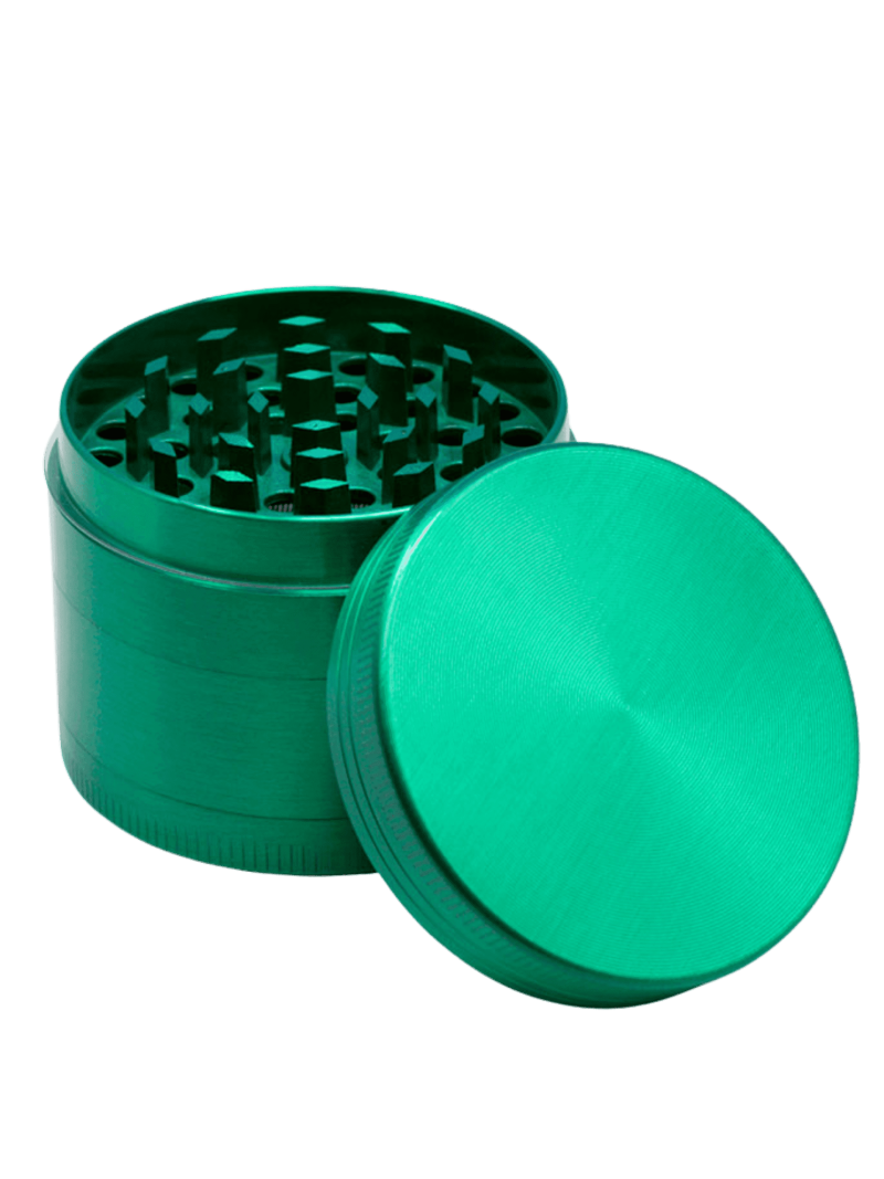 Green Aluminium Four Stage 63mm Grinder