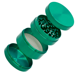 Green Aluminum Four Stage 63mm Grinder - Image 2
