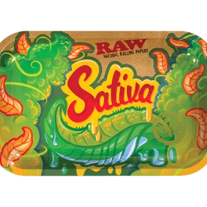 RAW SATIVA ROLLING TRAY