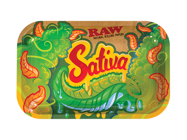 RAW SATIVA ROLLING TRAY