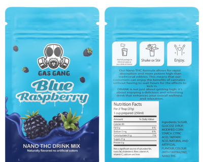BLUE RASPBERRY 40MG THC