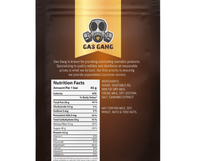1200MG THC- GAS GANG MILK CHOCOLATE - Image 2