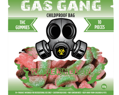 Gas Gang Watermelon THC Gummies with 1000mg
