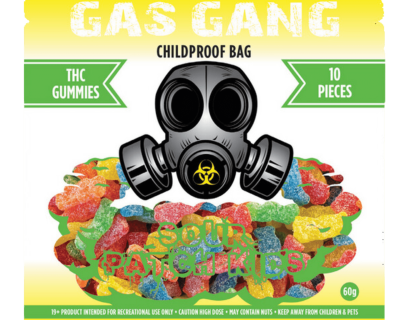 Gas Gang Sour Patch Kids THC Gummies with 1000mg