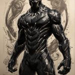 BLACK PANTHER BLUEPRINT POSTER