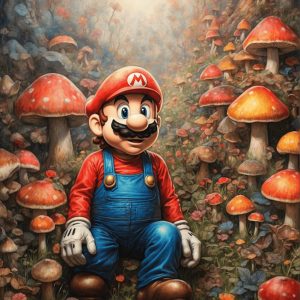 MARIO'S MUSHROOM MADNESS POSTER