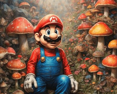 MARIO'S MUSHROOM MADNESS POSTER