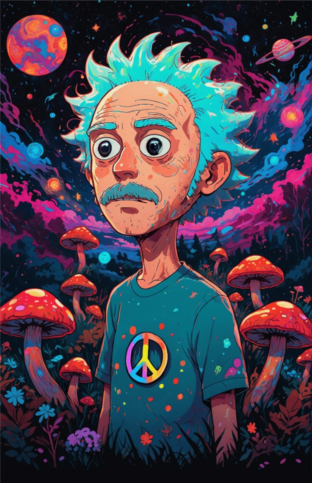 Rick's Mushroom Odyssey POSTER