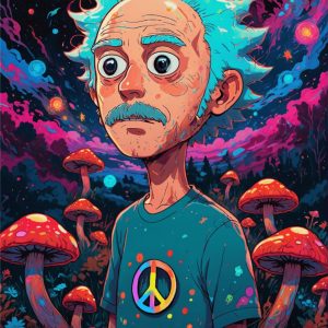 Rick's Mushroom Odyssey POSTER