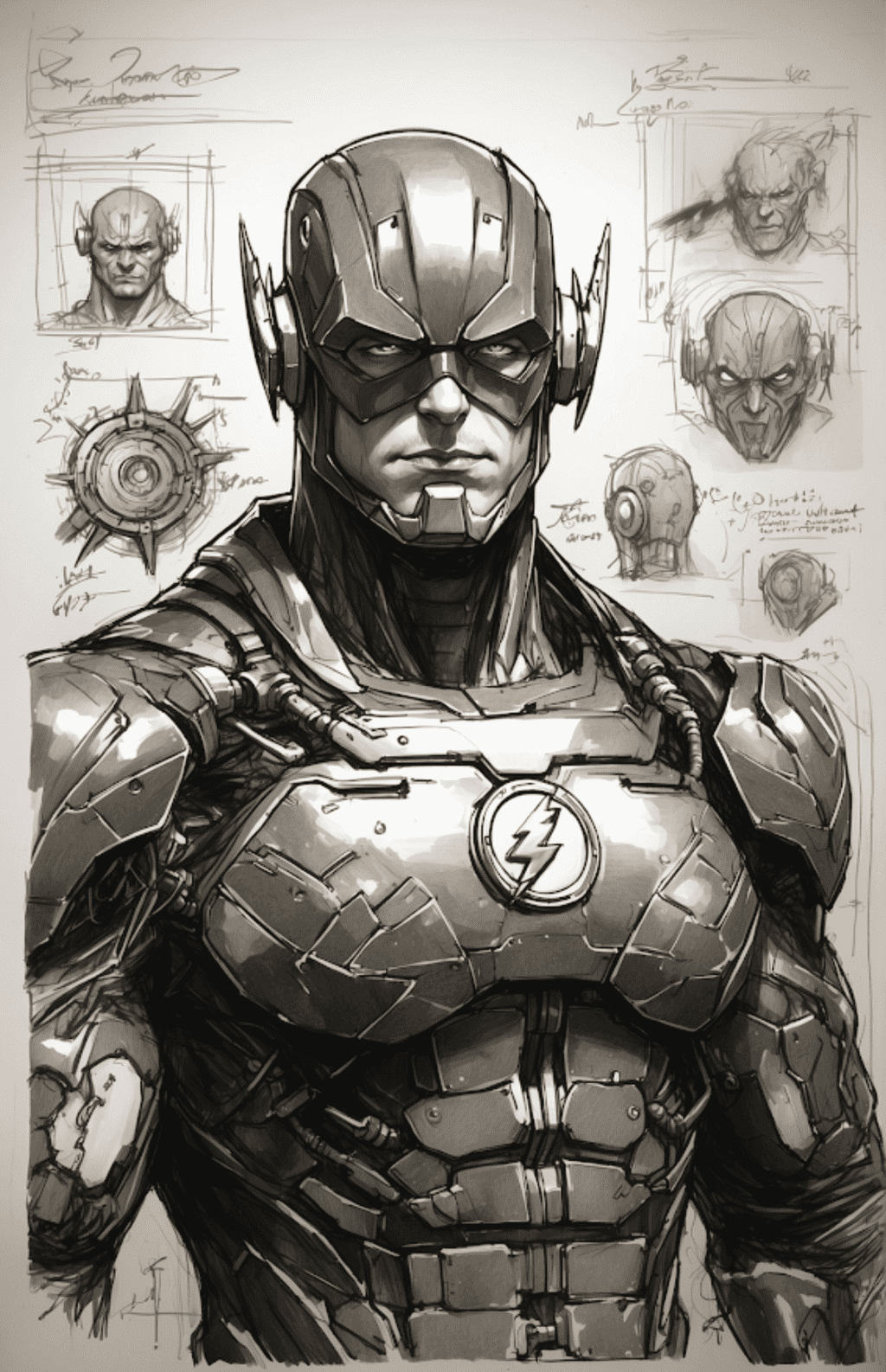 THE FLASH BLUEPRINT POSTER