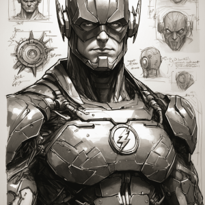 THE FLASH BLUEPRINT POSTER