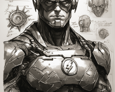 THE FLASH BLUEPRINT POSTER