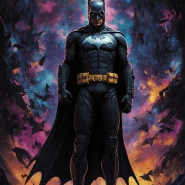CAPED CRUSADER POSTER