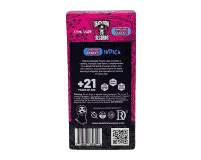 DEATH ROW RECORDS (THC VAPE PEN) - GRAND DADDY PURPLE - Image 2