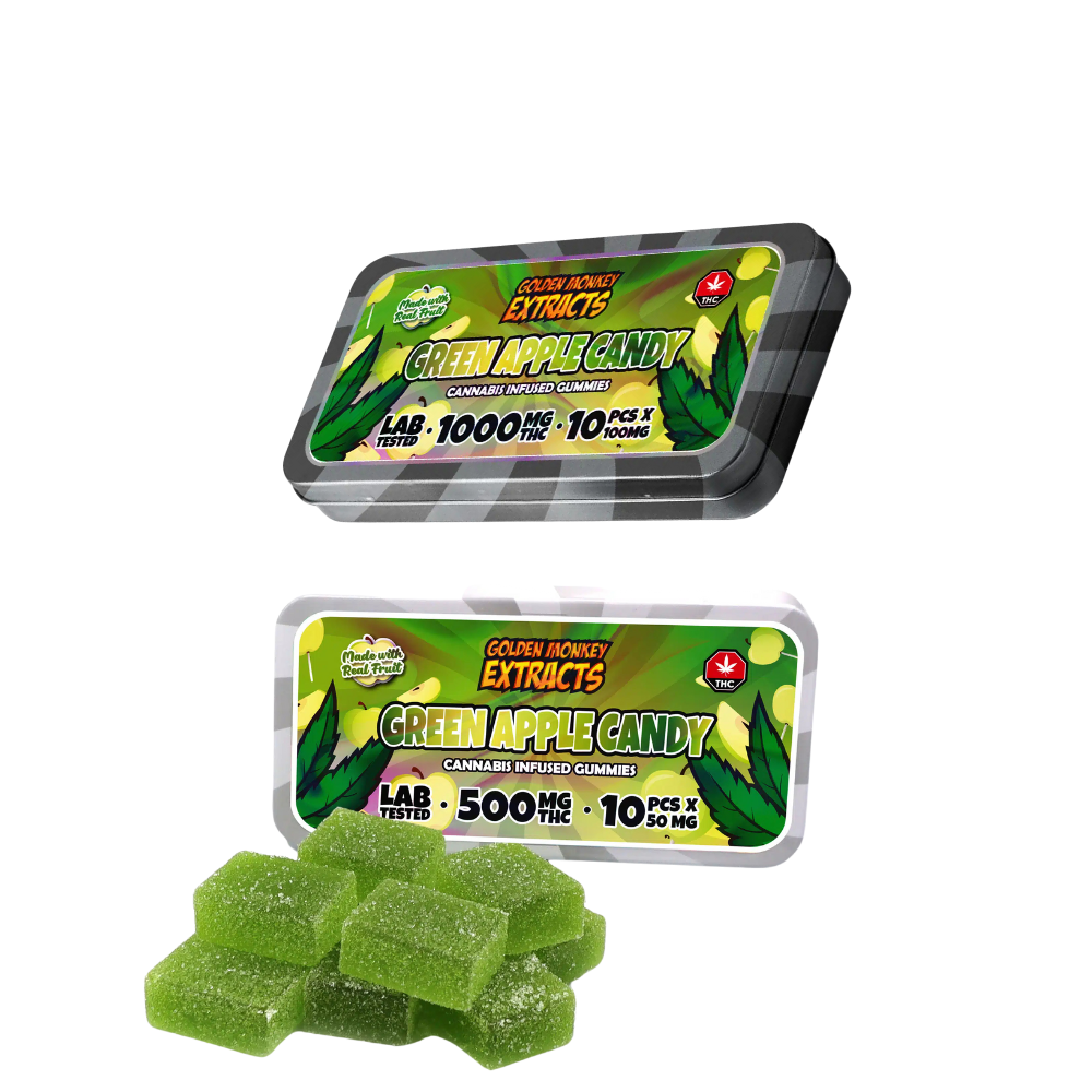 1000MG GREEN APPLE CANDY