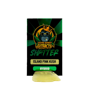 1G- GOLDEN MONKEY EXTRACTS - SHATTER - ISLAND PINK KUSH - Image 1