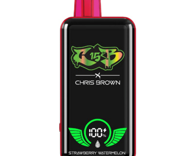 CHRIS BROWN CB15K 5% VAPE - STRAWBERRY WATERMELON - Image 1