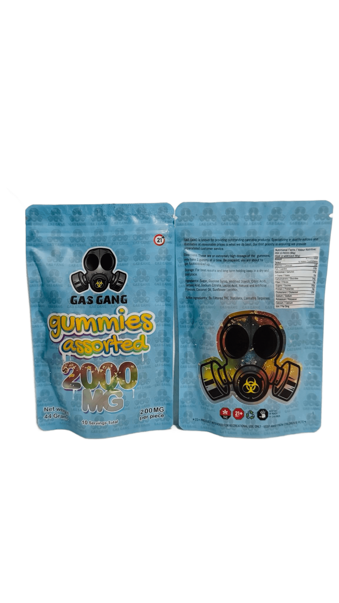 gas gang 2000mg thc gummies