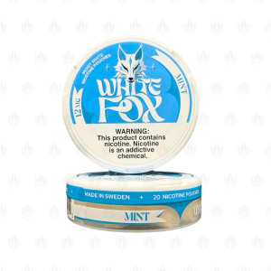 WHITE FOX MINT SLIM 12MG NICOTINE POUCHES