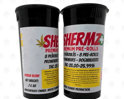 SHERMZ PREMIUM PRE-ROLLS - DOGWALKERS (8X0.7G ) - Image 3