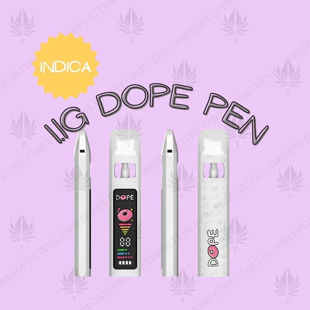 Photographie source: DOPE DISPOSABLE VAPE PENS