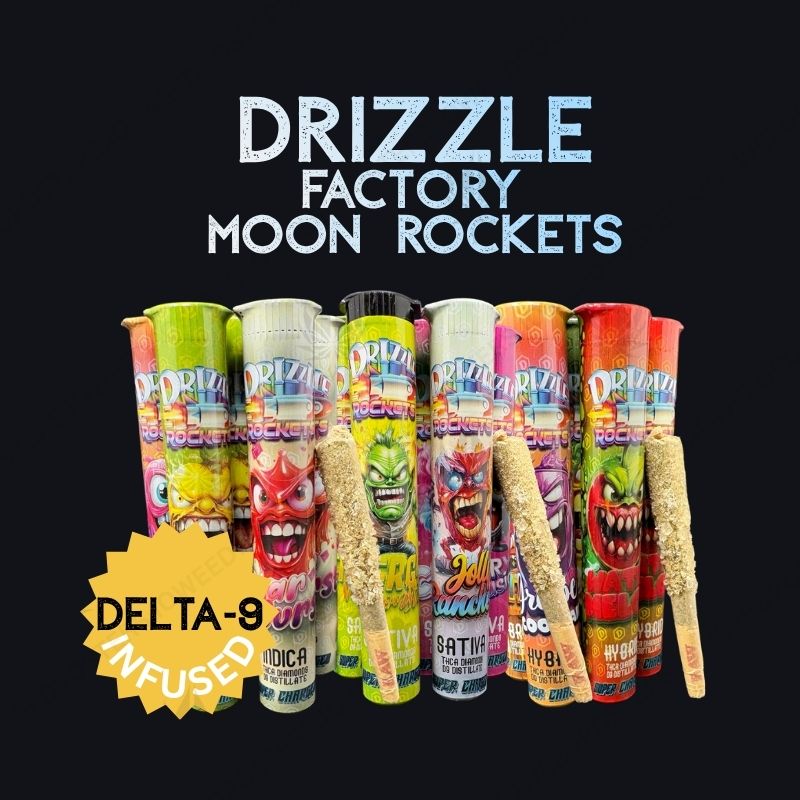 DRIZZLE FACTORY - MOON ROCKETS INFUSED PRE-ROLLS