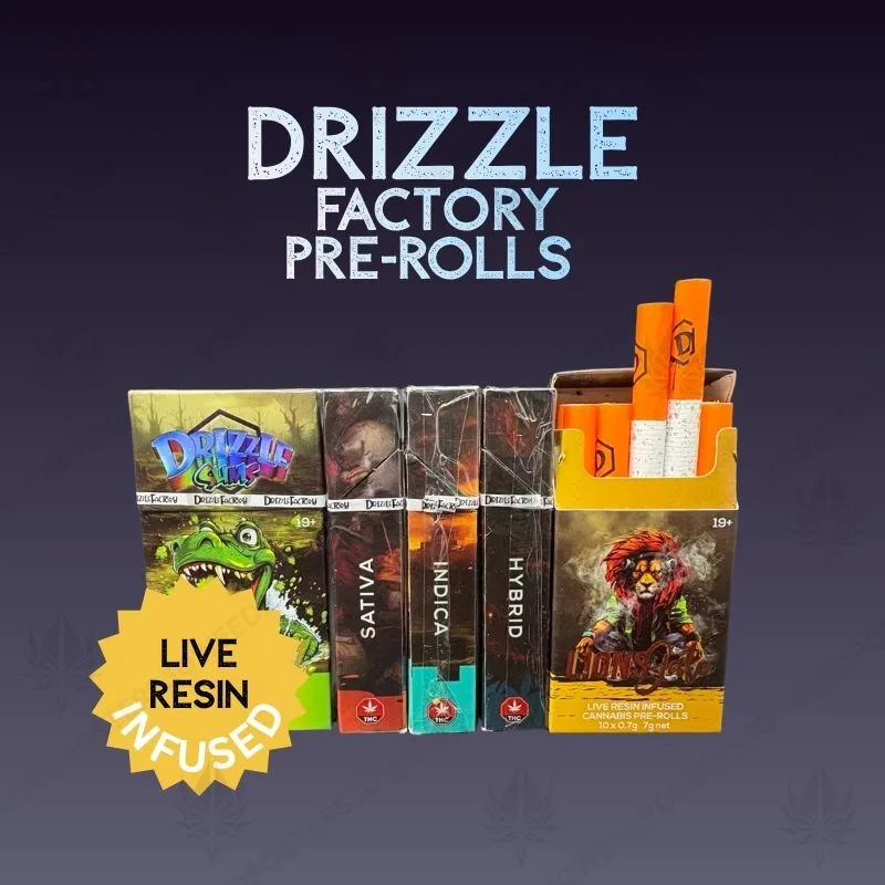 DRIZZLE FACTORY - LIVE RESIN INFUSED PRE-ROLLS