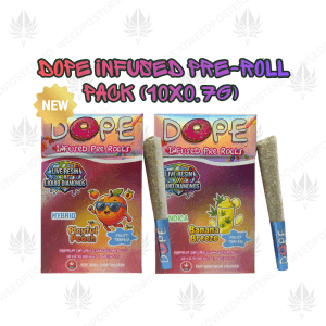 DOPE - INFUSED PRE-ROLL PACK (10X0.7G) - Image 1