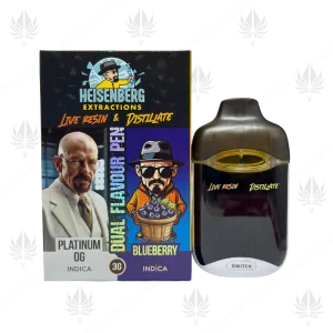 HEISENBERG - 3G DUAL FLAVOUR VAPE PEN V2 - Image 3